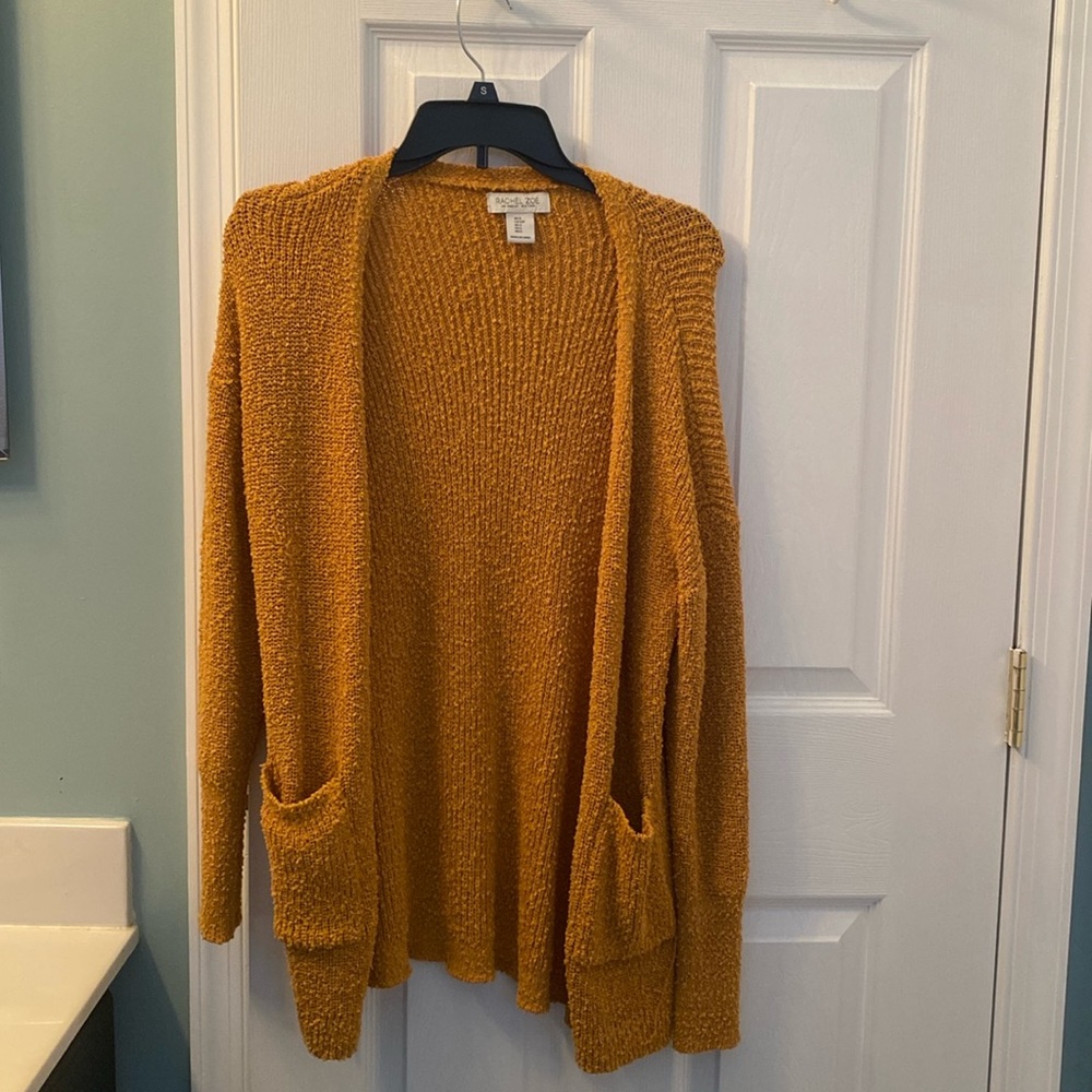 Dark orange women’s small cardigan